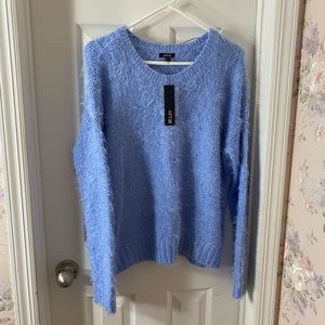 Apt 9 Blue Eyelash Sweater XL NWT